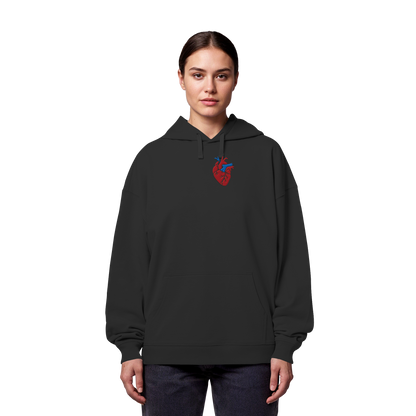 Anatomisch korrektes Herz - Organic Oversize Hoodie