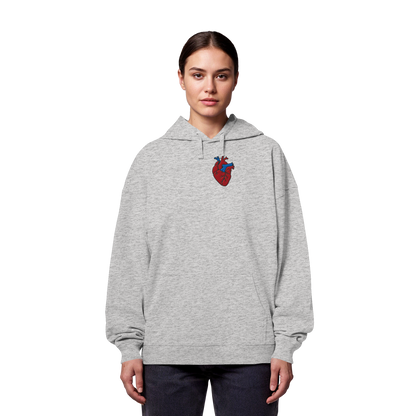 Anatomisch korrektes Herz - Organic Oversize Hoodie