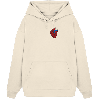 Anatomisch korrektes Herz - Organic Oversize Hoodie