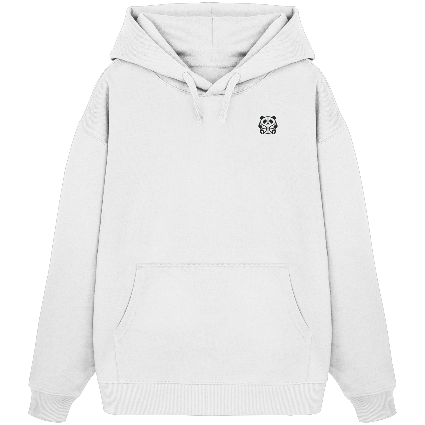 Basketball Panda Backprint - Organic Oversize Hoodie