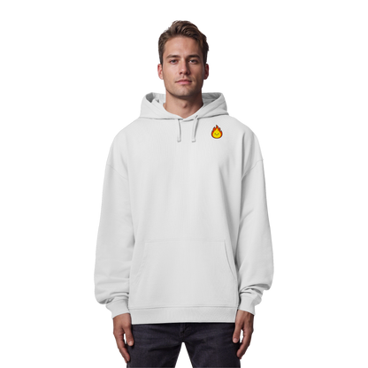 Happy Flame - Organic Oversize Hoodie