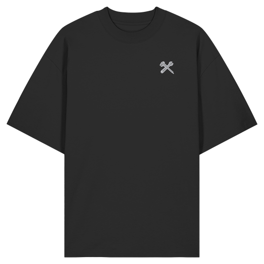 Messschieber und Schraubenschlüssel - Organic Oversize Shirt