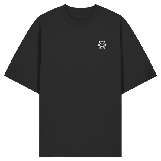 Basketball Panda Backprint - Organic Oversize Shirt