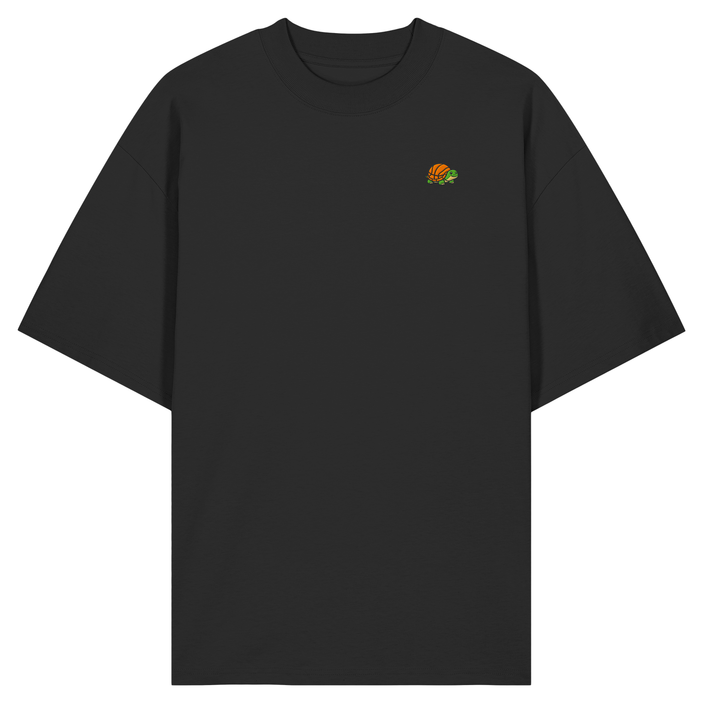 Mr. Turtle Backprint - Organic Oversize Shirt