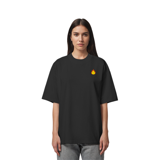 Happy Flame - Organic Oversize Shirt