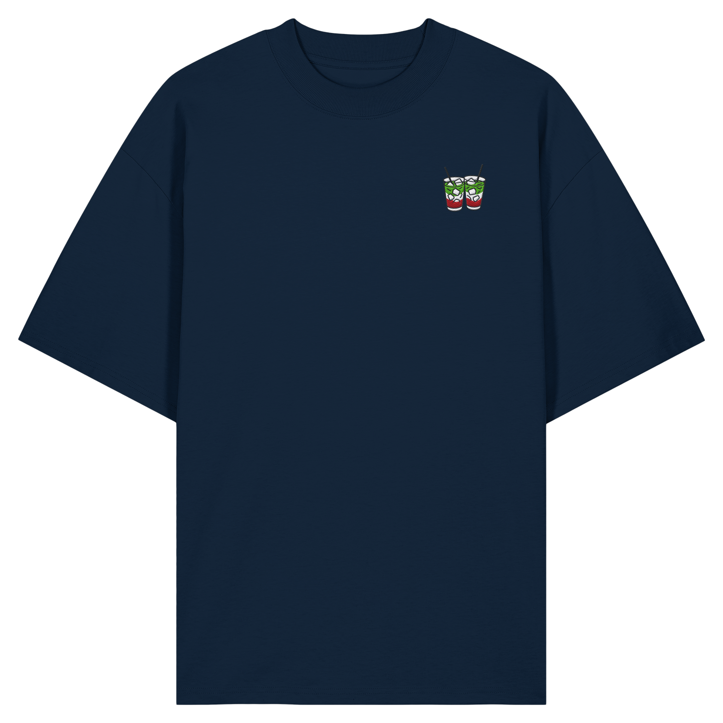 Strawberry Matcha Latte - Organic Oversize Shirt