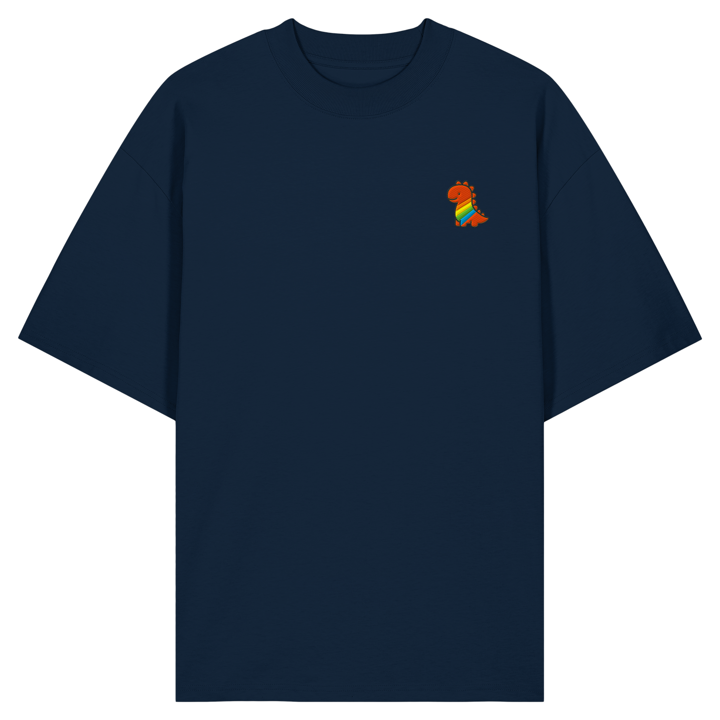 Rainbow Dino - Organic Oversize Shirt