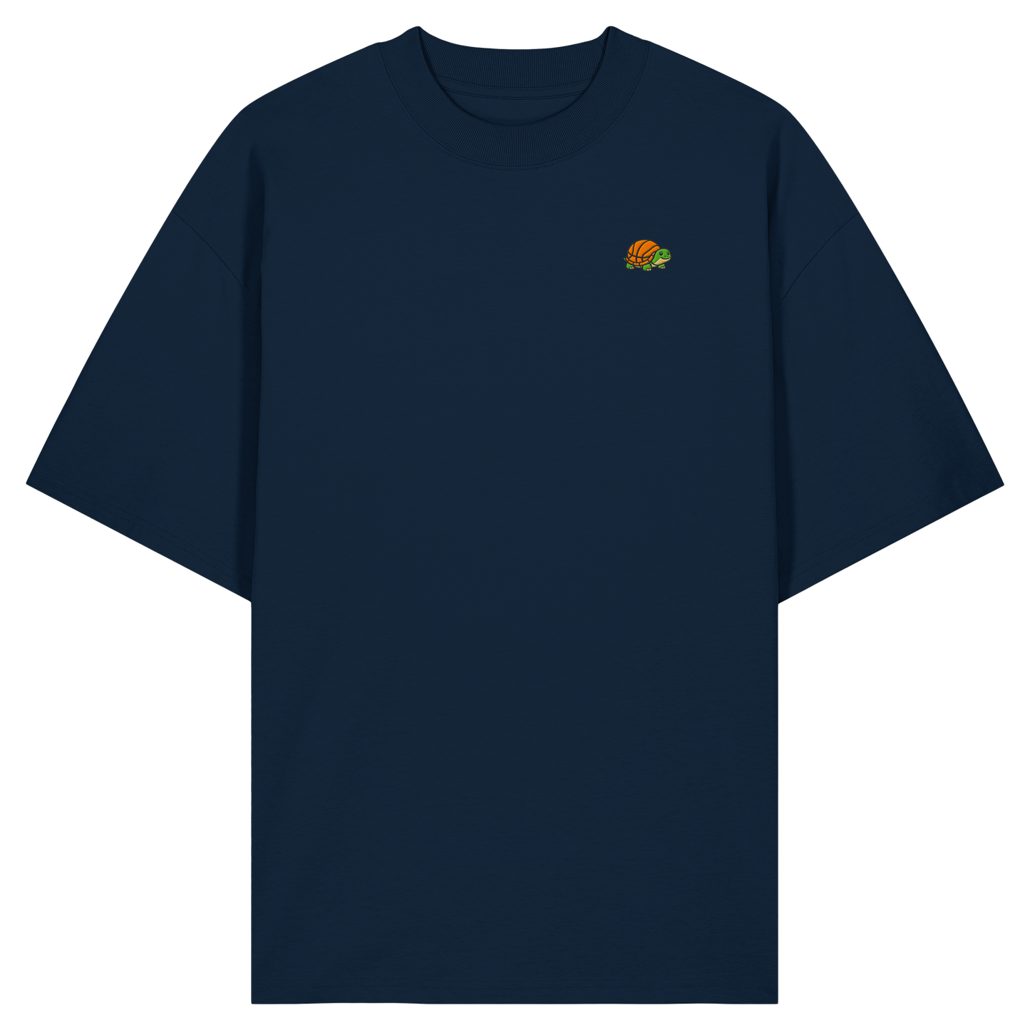 Mr. Turtle Backprint - Organic Oversize Shirt
