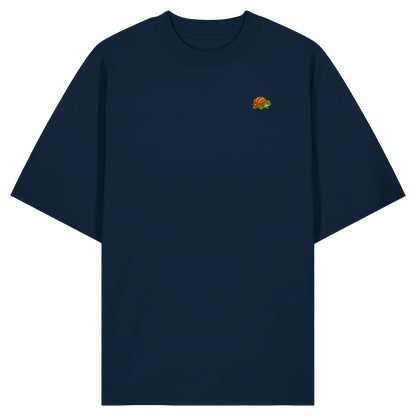 Mr. Turtle Backprint - Organic Oversize Shirt