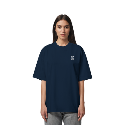 Basketball Panda Backprint - Organic Oversize Shirt
