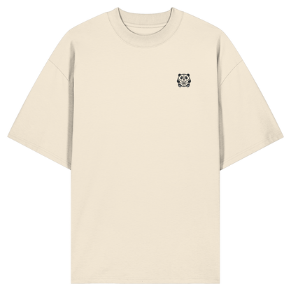 Basketball Panda Backprint - Organic Oversize Shirt