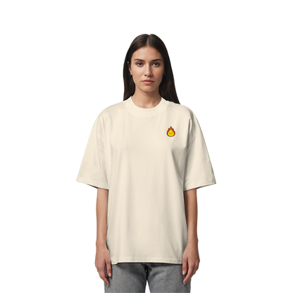 Happy Flame - Organic Oversize Shirt