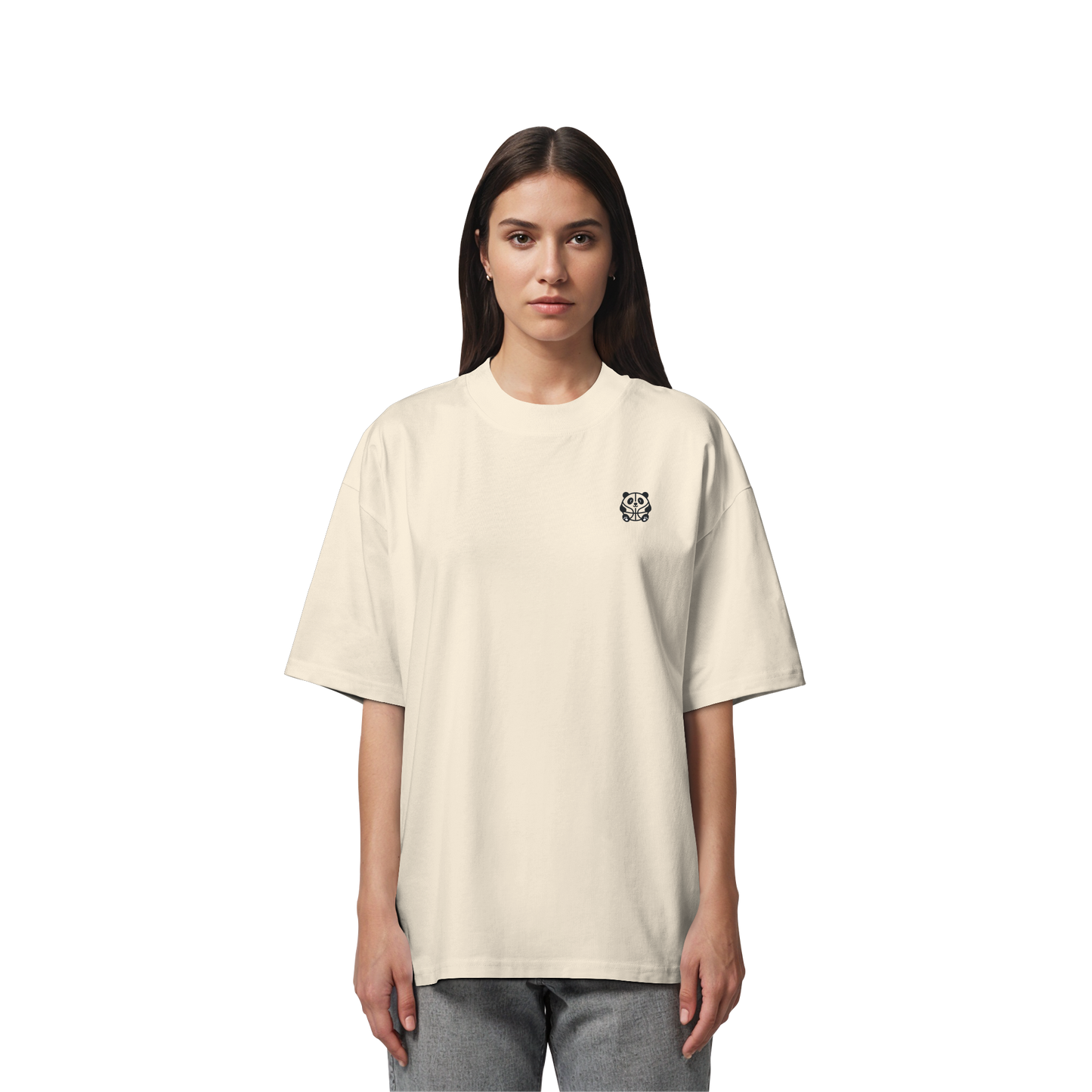 Basketball Panda - Organic Oversize Shirt