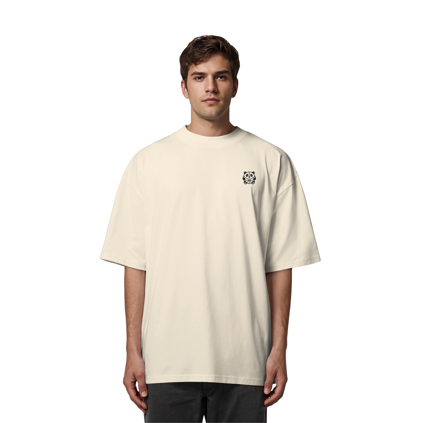 Basketball Panda - Organic Oversize Shirt