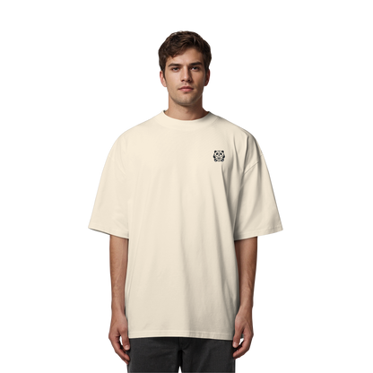 Basketball Panda Backprint - Organic Oversize Shirt