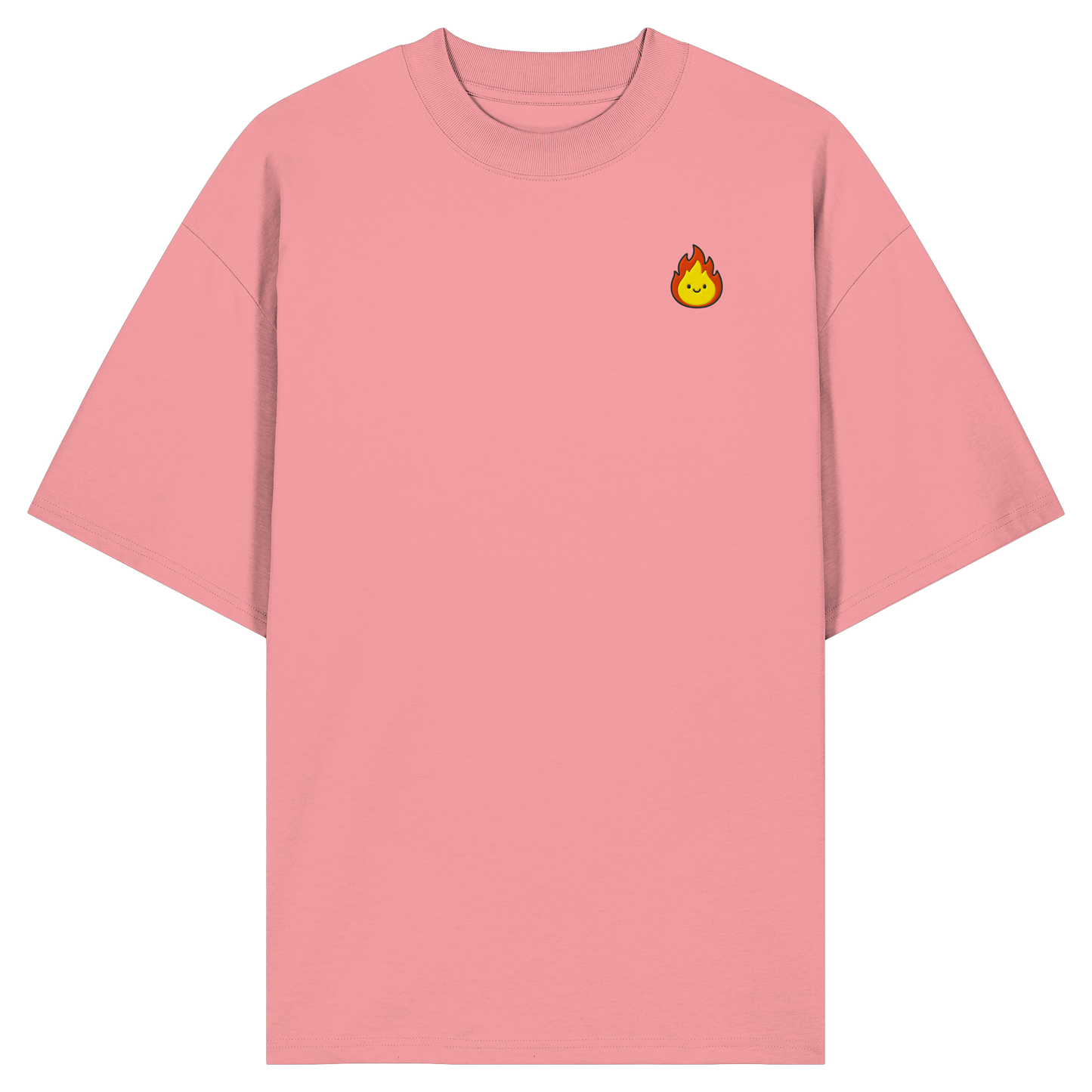 Happy Flame - Organic Oversize Shirt