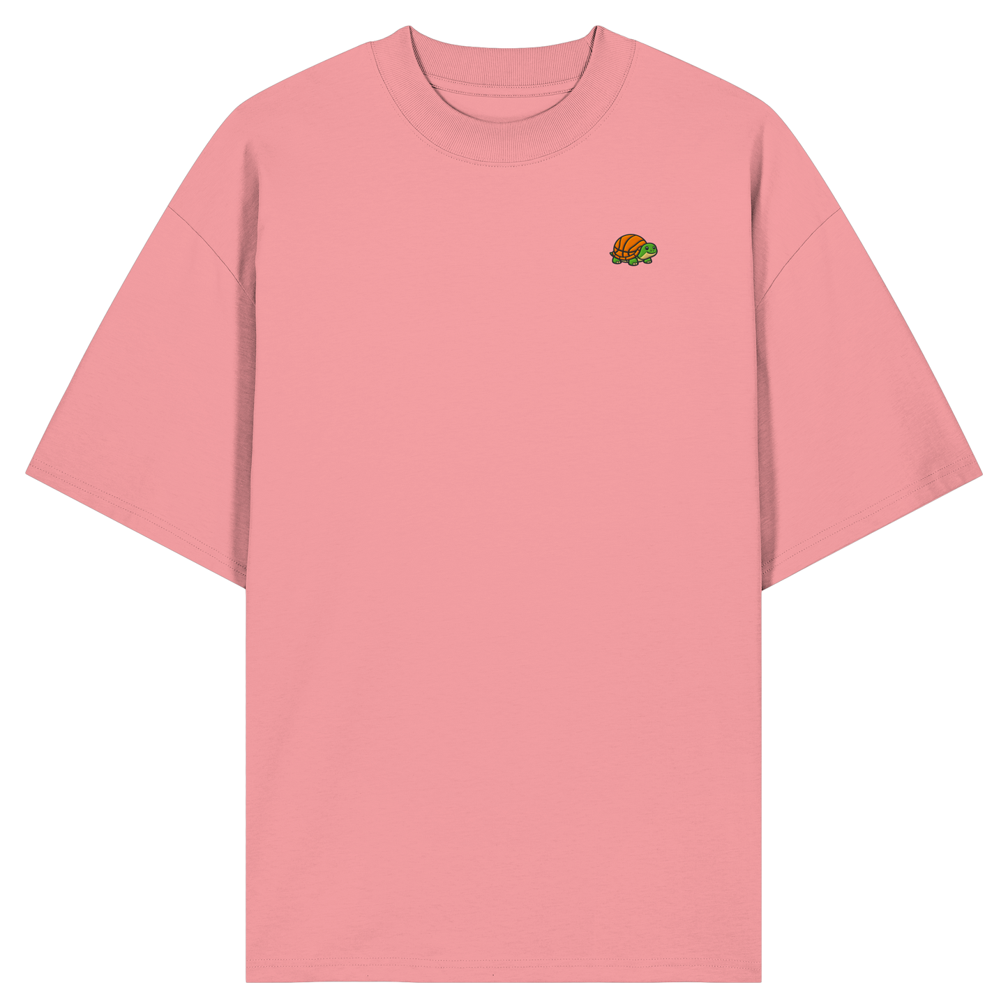 Mr. Turtle Backprint - Organic Oversize Shirt
