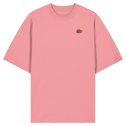 Mr. Turtle Backprint - Organic Oversize Shirt
