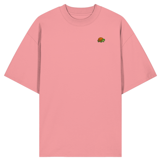 Mr. Turtle Backprint - Organic Oversize Shirt