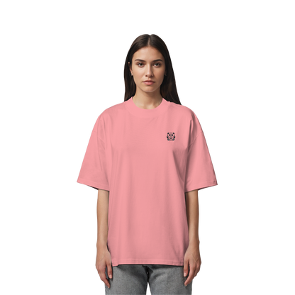 Basketball Panda Backprint - Organic Oversize Shirt