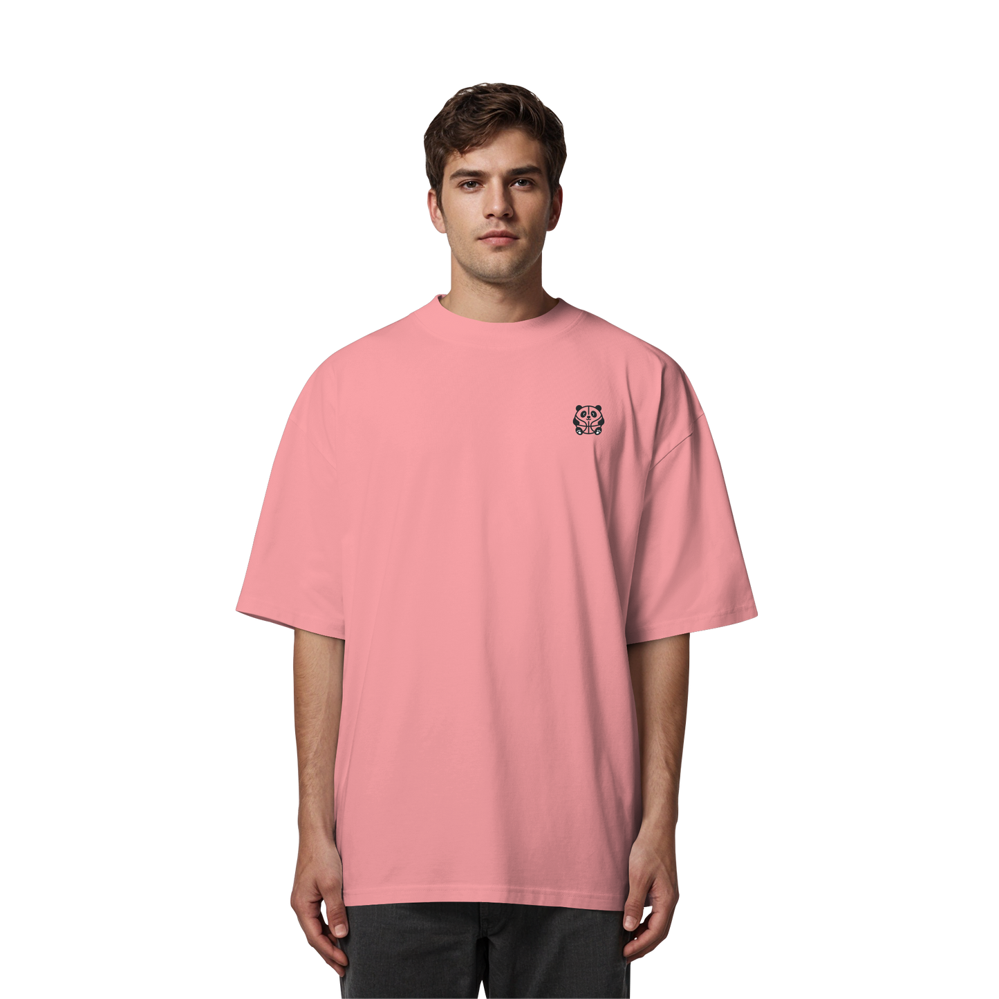Basketball Panda - Organic Oversize Shirt