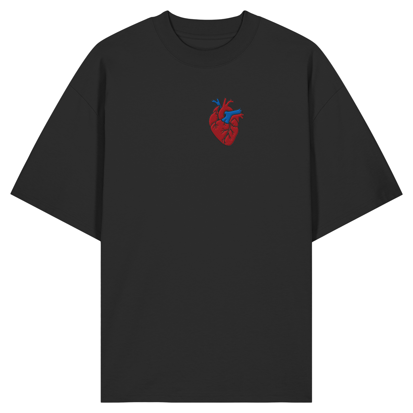 Anatomisch korrektes Herz - Organic Oversize Shirt