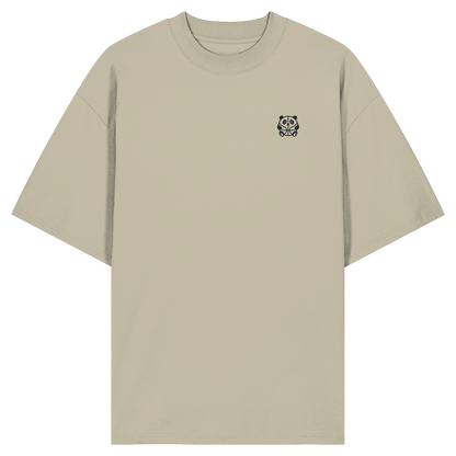 Basketball Panda Backprint - Organic Oversize Shirt