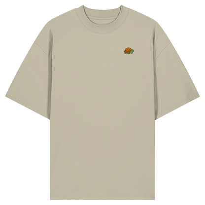 Mr. Turtle Backprint - Organic Oversize Shirt