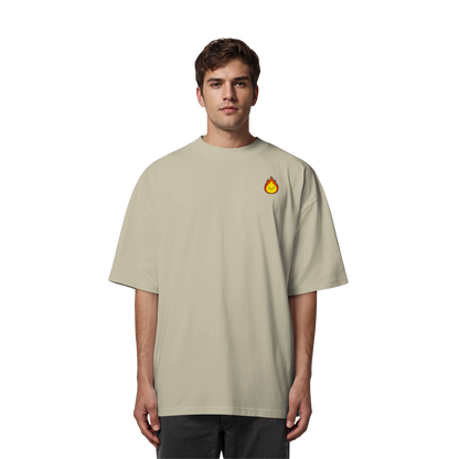 Happy Flame - Organic Oversize Shirt