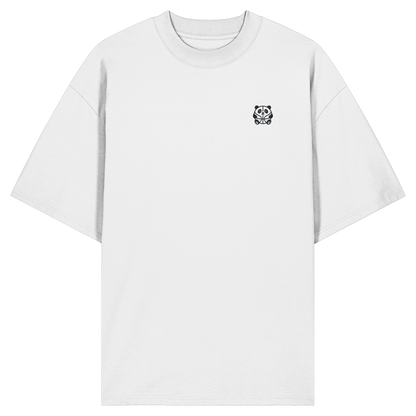 Basketball Panda Backprint - Organic Oversize Shirt