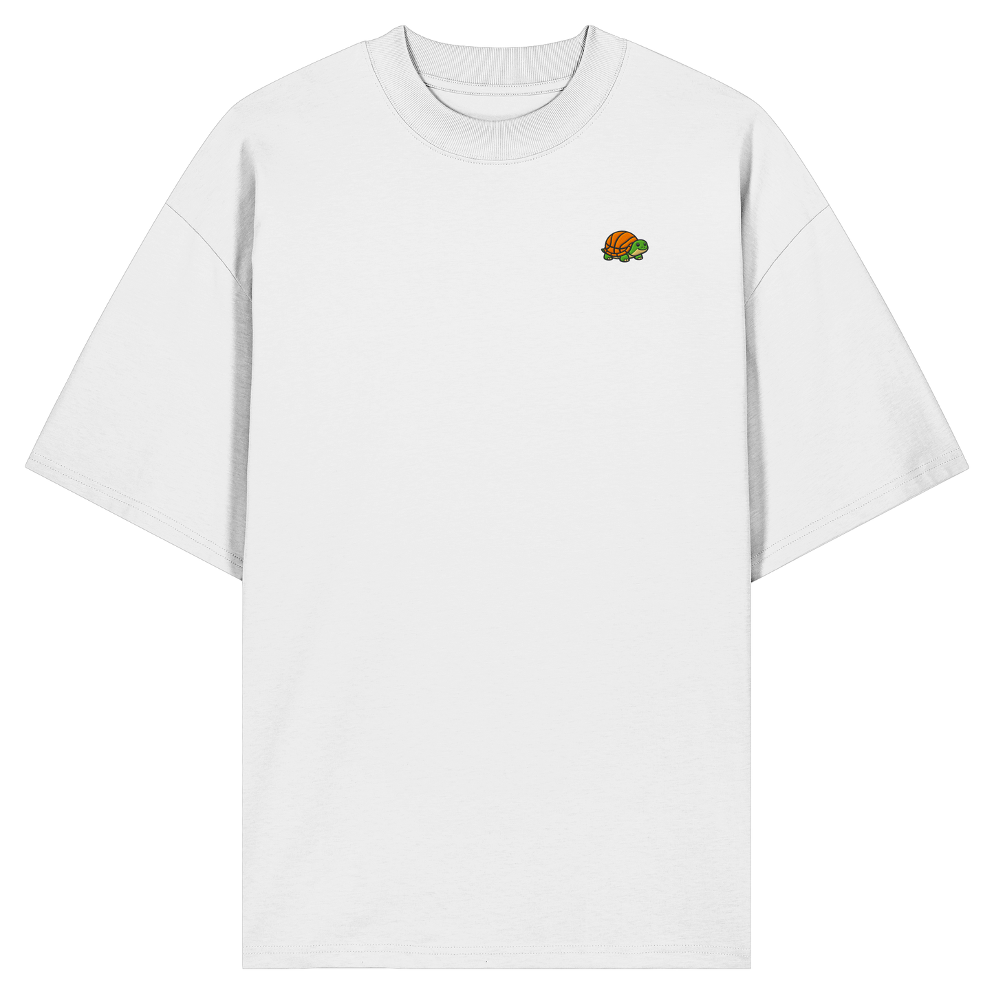 Mr. Turtle Backprint - Organic Oversize Shirt