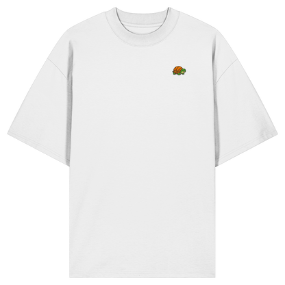 Mr. Turtle Backprint - Organic Oversize Shirt