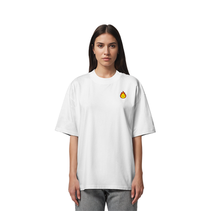 Happy Flame - Organic Oversize Shirt