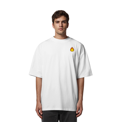 Happy Flame - Organic Oversize Shirt