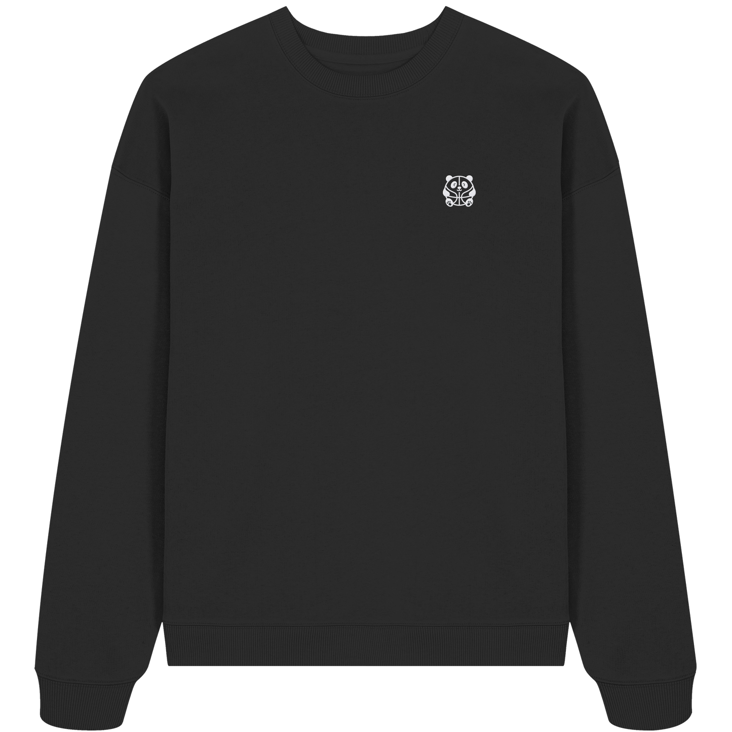 Basketball Panda Backprint - Organic Oversize Sweatshirt
