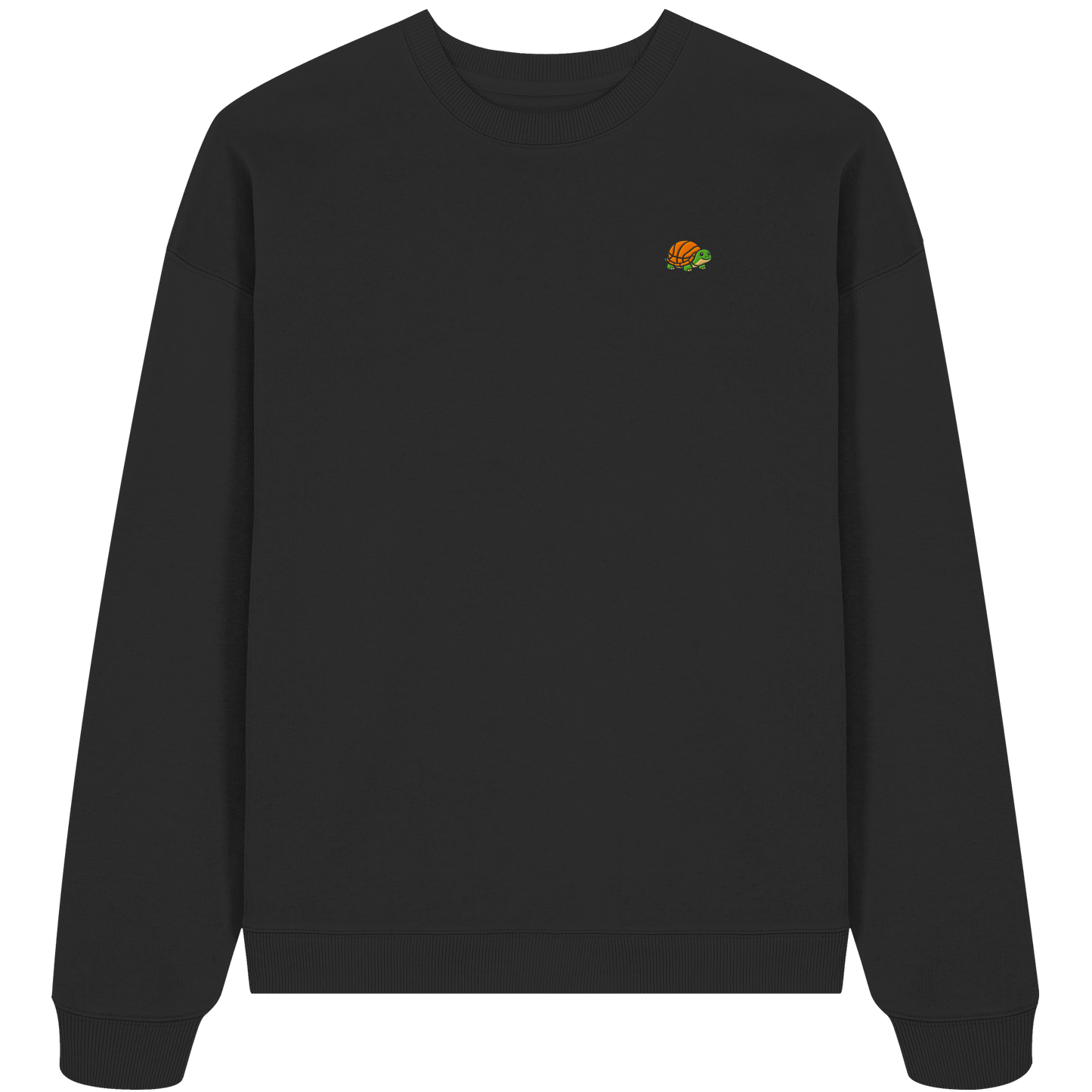 Mr. Turtle Backprint - Organic Oversize Sweatshirt
