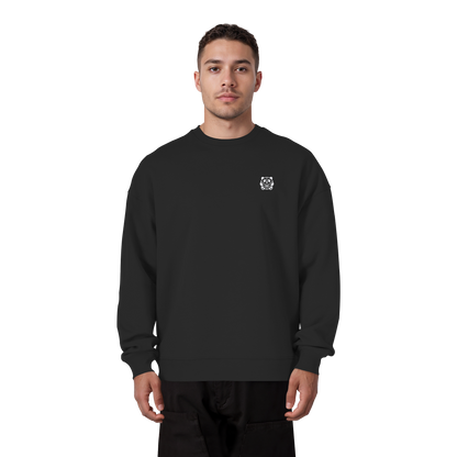 Basketball Panda Backprint - Organic Oversize Sweatshirt