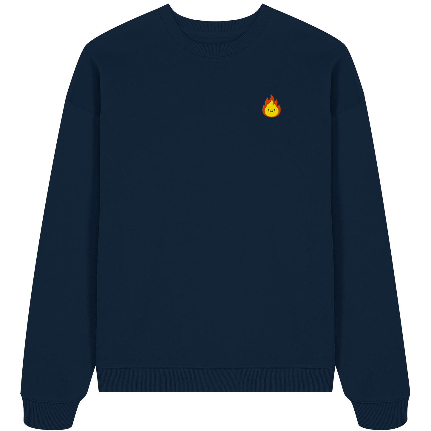 Happy Flame - Organic Oversize Sweatshirt