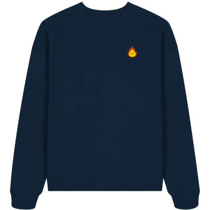 Happy Flame - Organic Oversize Sweatshirt