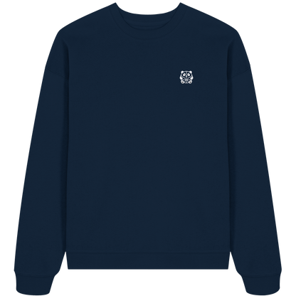 Basketball Panda Backprint - Organic Oversize Sweatshirt