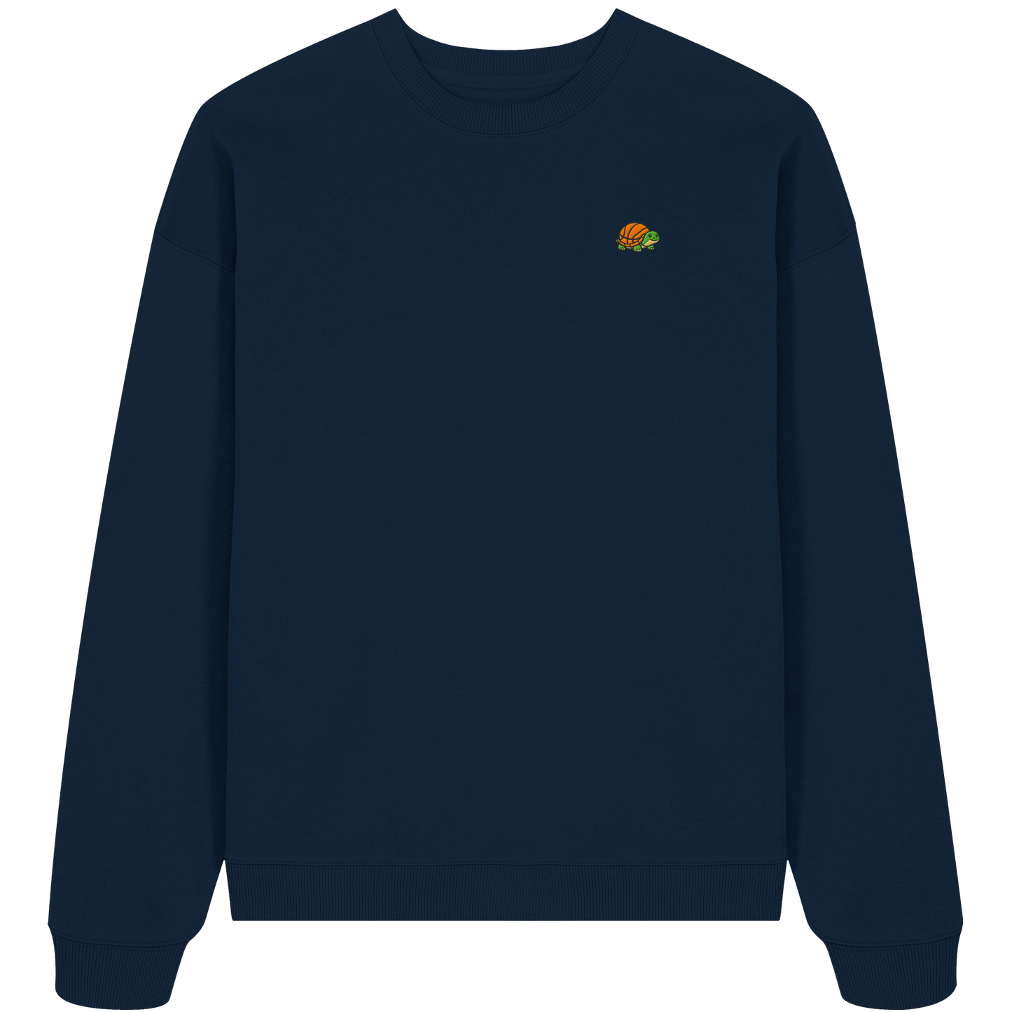 Mr. Turtle Backprint - Organic Oversize Sweatshirt