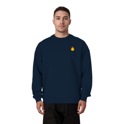 Happy Flame - Organic Oversize Sweatshirt