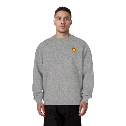 Happy Flame - Organic Oversize Sweatshirt