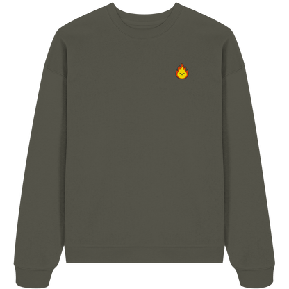 Happy Flame - Organic Oversize Sweatshirt