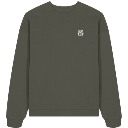 Basketball Panda Backprint - Organic Oversize Sweatshirt