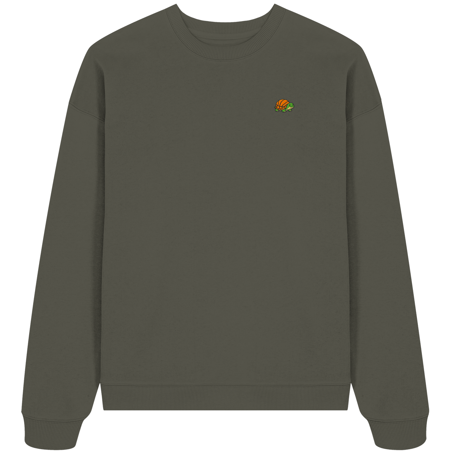 Mr. Turtle Backprint - Organic Oversize Sweatshirt