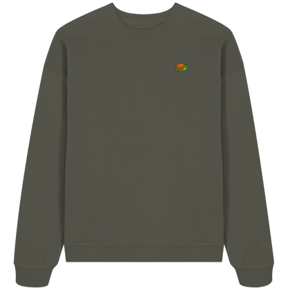 Mr. Turtle Backprint - Organic Oversize Sweatshirt