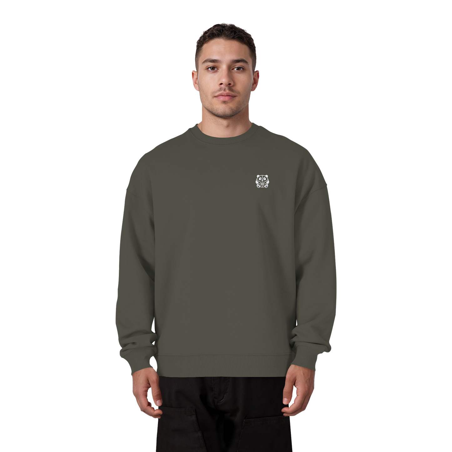 Basketball Panda - Organic Oversize Sweatshirt