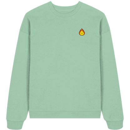 Happy Flame - Organic Oversize Sweatshirt
