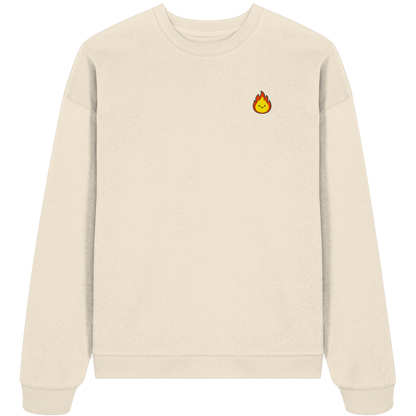 Happy Flame - Organic Oversize Sweatshirt
